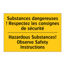 Substances dangereuses ! Respectez  /.../ - Hazardous Substances! Observe  /.../