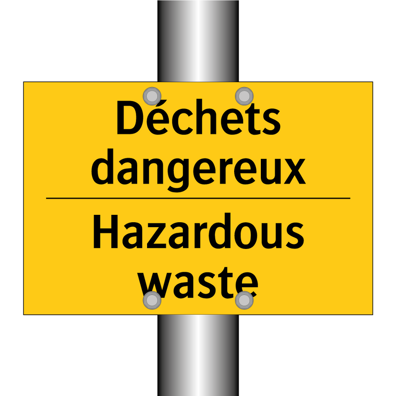 Déchets dangereux - Hazardous waste