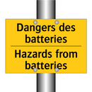 Dangers des batteries - Hazards from batteries