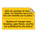 Salle de stockage de fioul Le  /.../ - Heating oil storage room Smoking,  /.../