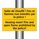 Salle de chauffe ! Feu et flamme  /.../ - Heating room! Fire and open flame  /.../