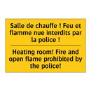 Salle de chauffe ! Feu et flamme  /.../ - Heating room! Fire and open flame  /.../