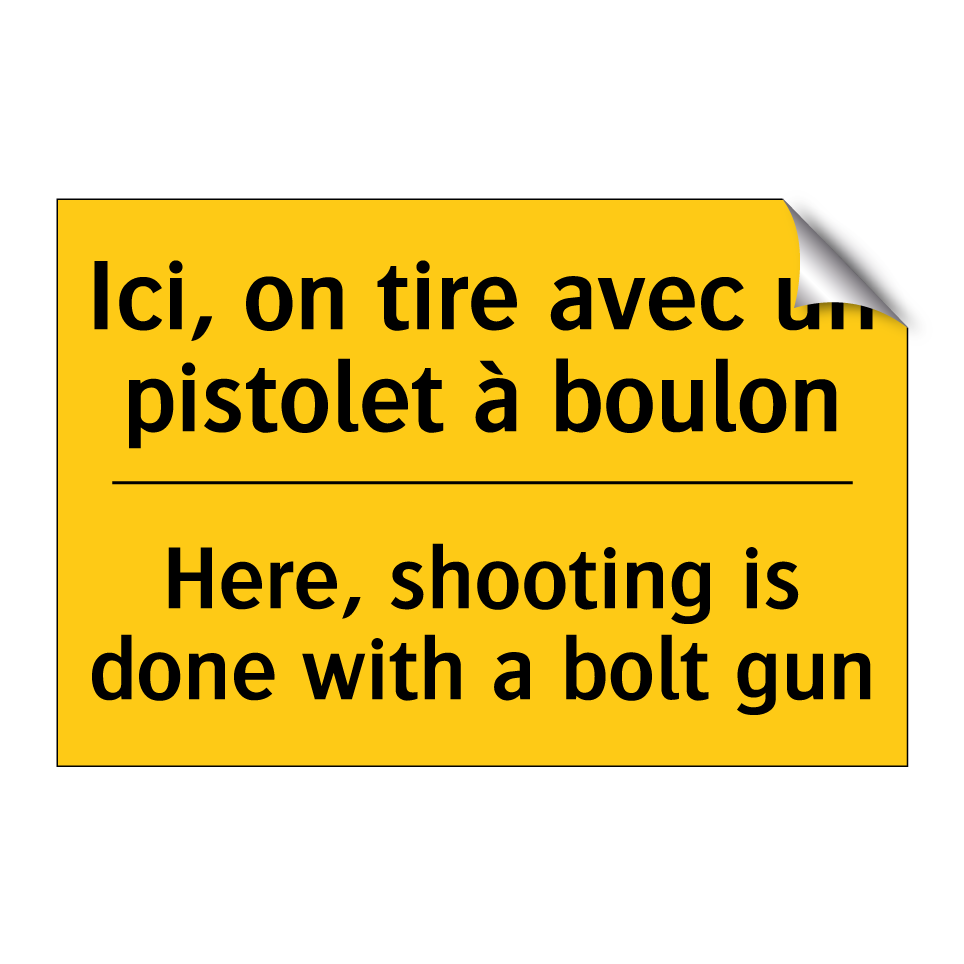 Ici, on tire avec un pistolet  /.../ - Here, shooting is done with a  /.../