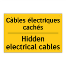 Câbles électriques cachés - Hidden electrical cables