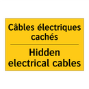 Câbles électriques cachés - Hidden electrical cables