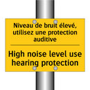 Niveau de bruit élevé, utilisez  /.../ - High noise level use hearing protection /.../