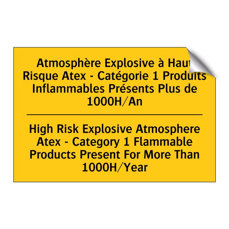 Atmosphère Explosive à Haut Risque  /.../ - High Risk Explosive Atmosphere  /.../