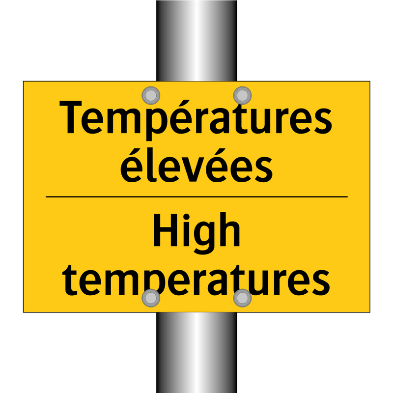 Températures élevées - High temperatures