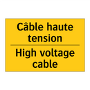 Câble haute tension - High voltage cable