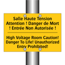 Salle Haute Tension Attention  /.../ - High Voltage Room Caution! Danger  /.../