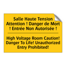 Salle Haute Tension Attention  /.../ - High Voltage Room Caution! Danger  /.../