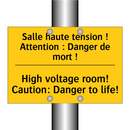 Salle haute tension ! Attention  /.../ - High voltage room! Caution: Danger  /.../
