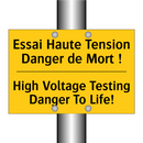 Essai Haute Tension Danger de  /.../ - High Voltage Testing Danger To  /.../