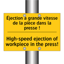 Éjection à grande vitesse de la  /.../ - High-speed ejection of workpiece  /.../