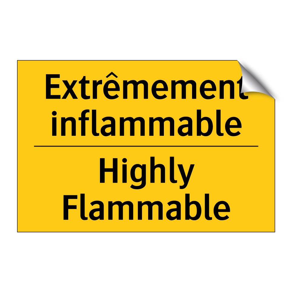 Extrêmement inflammable - Highly Flammable