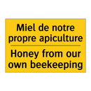 Miel de notre propre apiculture /.../ - Honey from our own beekeeping