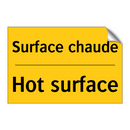 Surface chaude - Hot surface