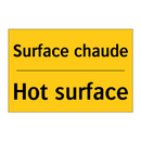 Surface chaude - Hot surface