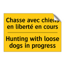 Chasse avec chiens en liberté  /.../ - Hunting with loose dogs in progress /.../