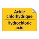 Acide chlorhydrique - Hydrochloric acid