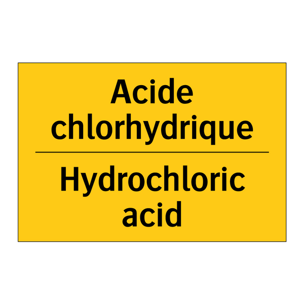 Acide chlorhydrique - Hydrochloric acid
