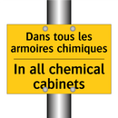 Dans tous les armoires chimiques /.../ - In all chemical cabinets
