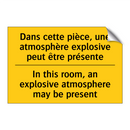 Dans cette pièce, une atmosphère  /.../ - In this room, an explosive atmosphere  /.../