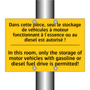 Dans cette pièce, seul le stockage  /.../ - In this room, only the storage  /.../