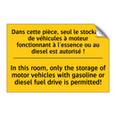 Dans cette pièce, seul le stockage  /.../ - In this room, only the storage  /.../