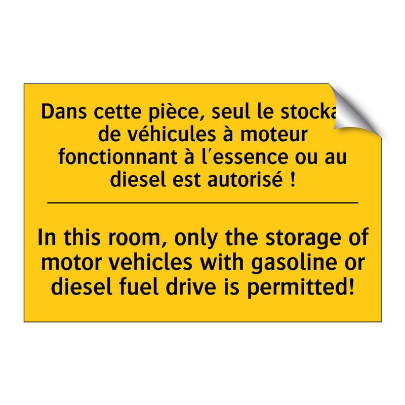 Dans cette pièce, seul le stockage  /.../ - In this room, only the storage  /.../