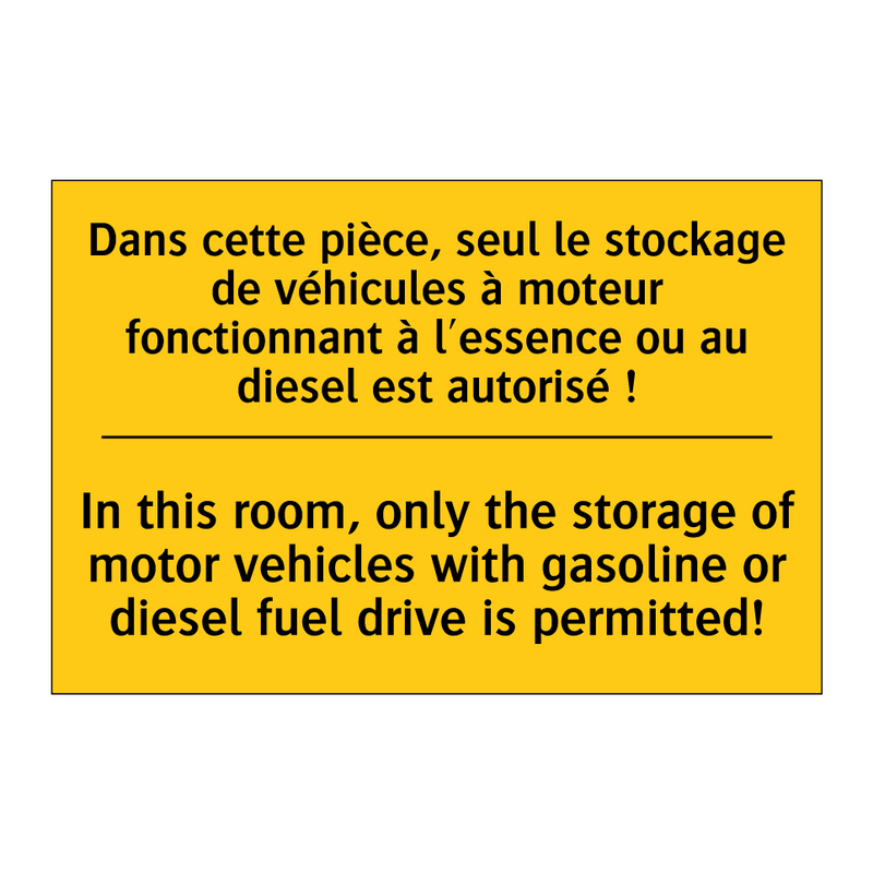 Dans cette pièce, seul le stockage  /.../ - In this room, only the storage  /.../