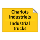 Chariots industriels - Industrial trucks