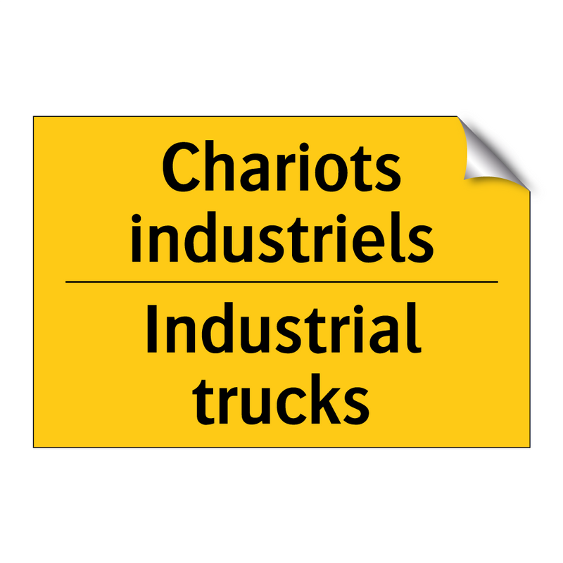Chariots industriels - Industrial trucks