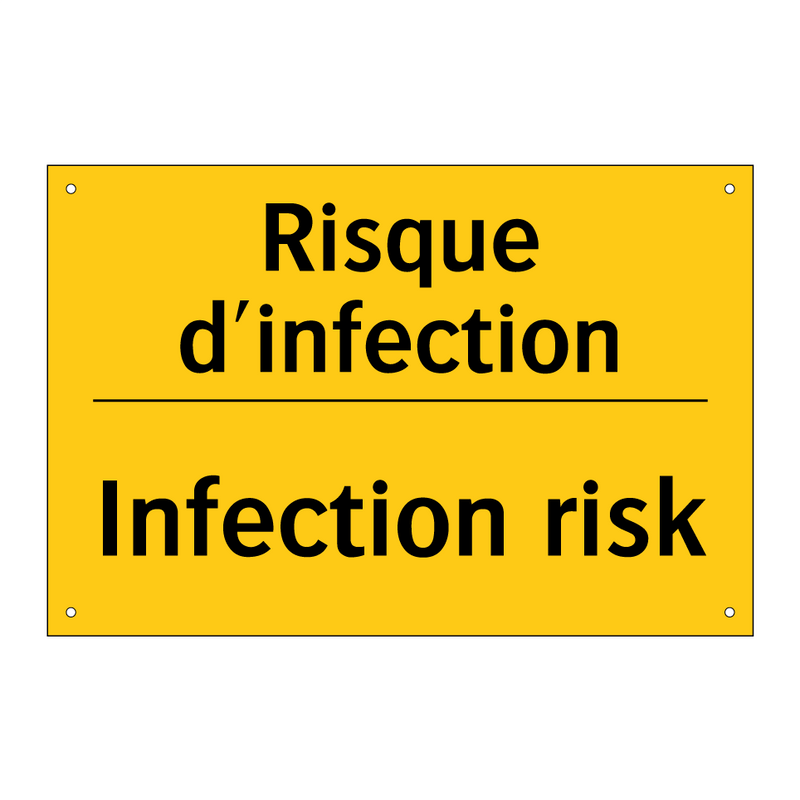 Risque d'infection - Infection risk