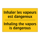 Inhaler les vapeurs est dangereux /.../ - Inhaling the vapors is dangerous /.../