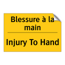 Blessure à la main - Injury To Hand