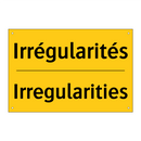 Irrégularités - Irregularities