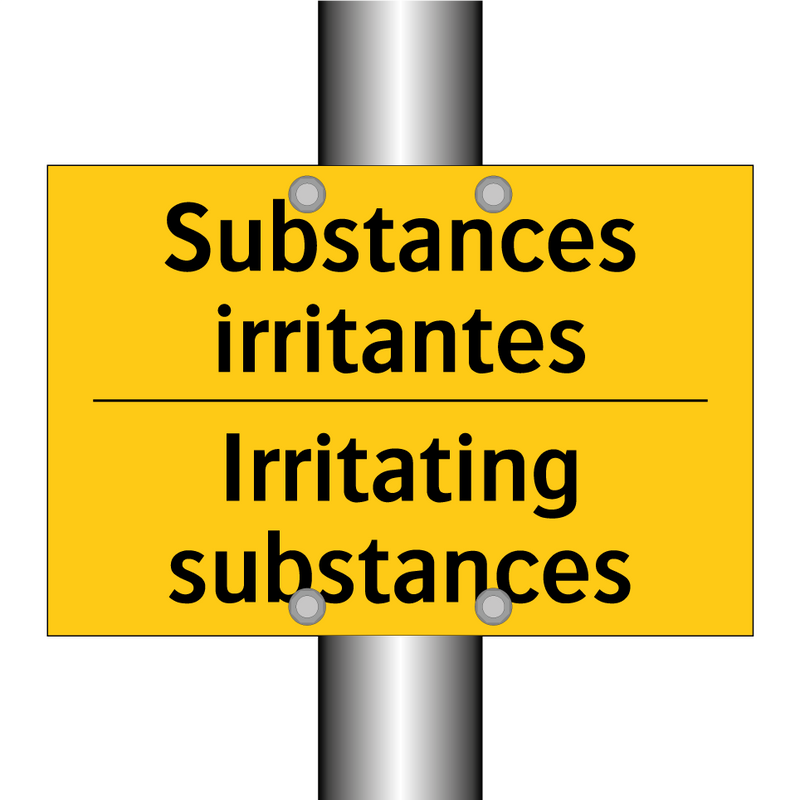 Substances irritantes - Irritating substances