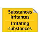Substances irritantes - Irritating substances
