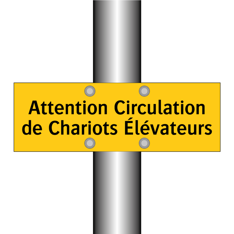 Attention Circulation de Chariots Élévateurs