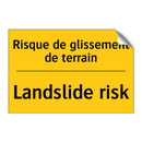 Risque de glissement de terrain /.../ - Landslide risk