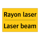 Rayon laser - Laser beam