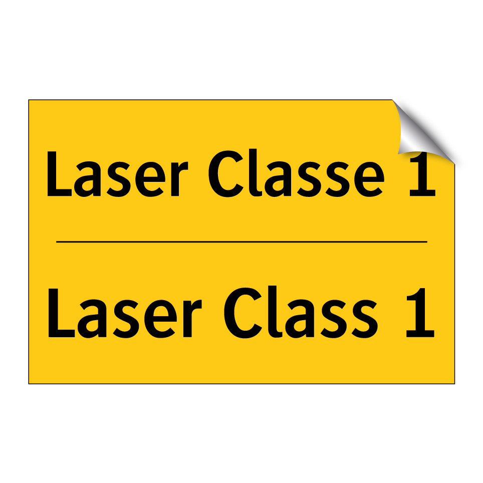 Laser Classe 1 - Laser Class 1