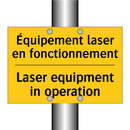 Équipement laser en fonctionnement /.../ - Laser equipment in operation