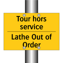 Tour hors service - Lathe Out of Order