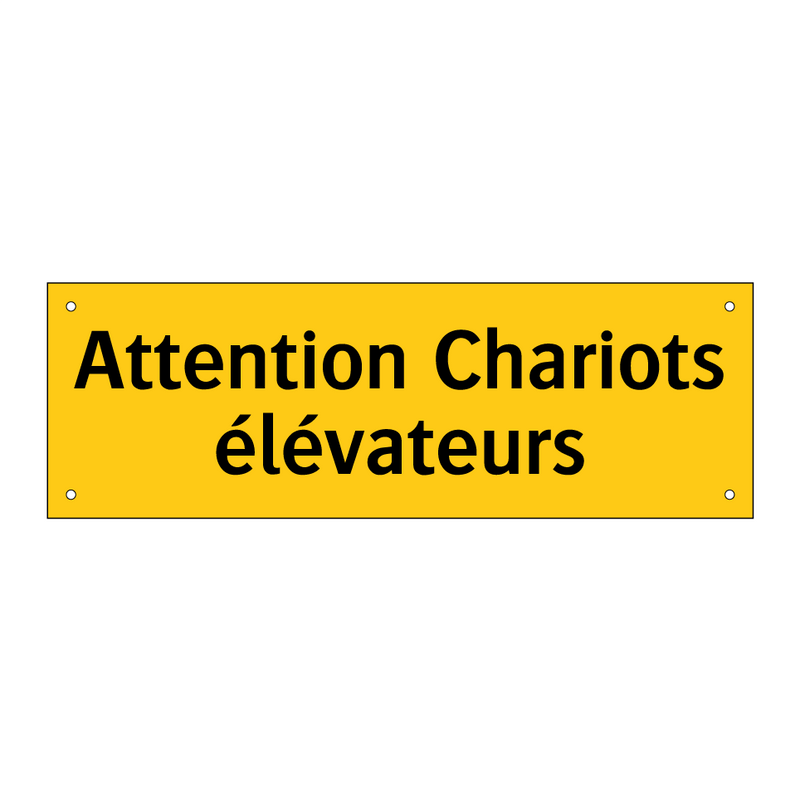 Attention Chariots élévateurs