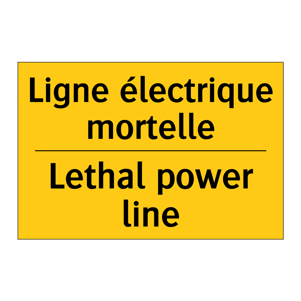 Ligne électrique mortelle - Lethal power line