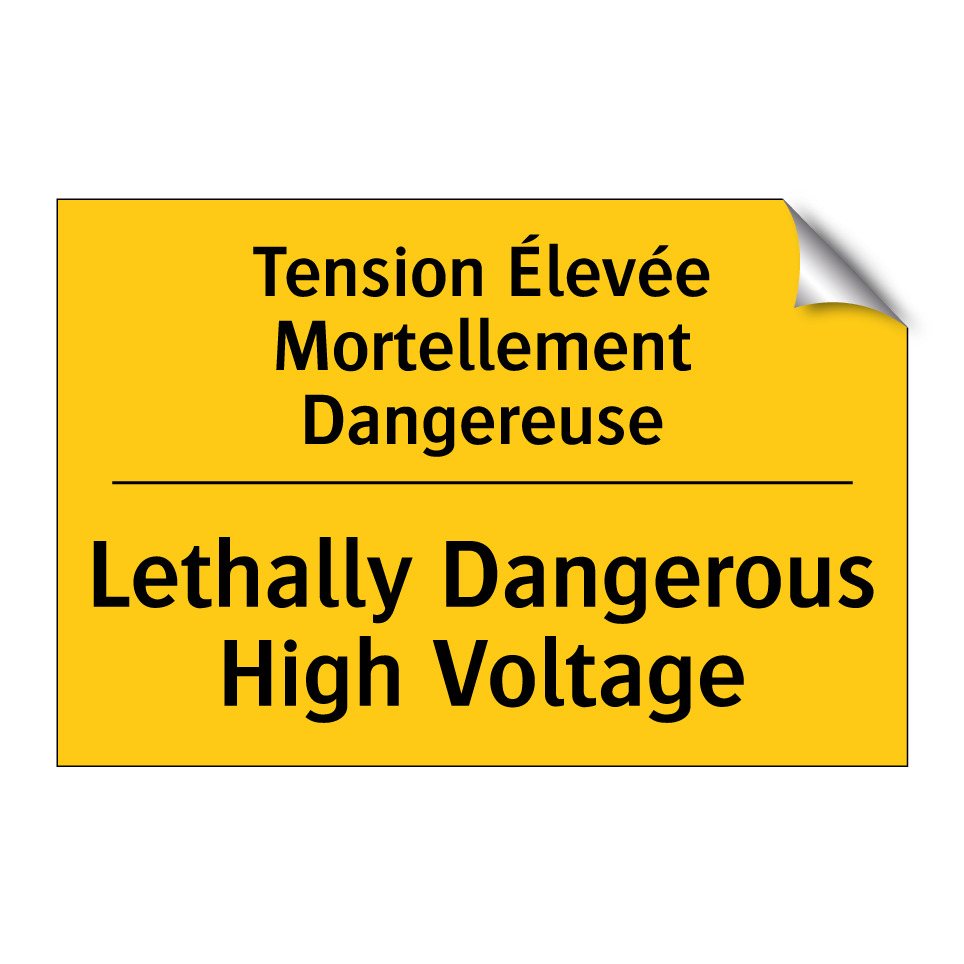 Tension Élevée Mortellement Dangereuse /.../ - Lethally Dangerous High Voltage /.../