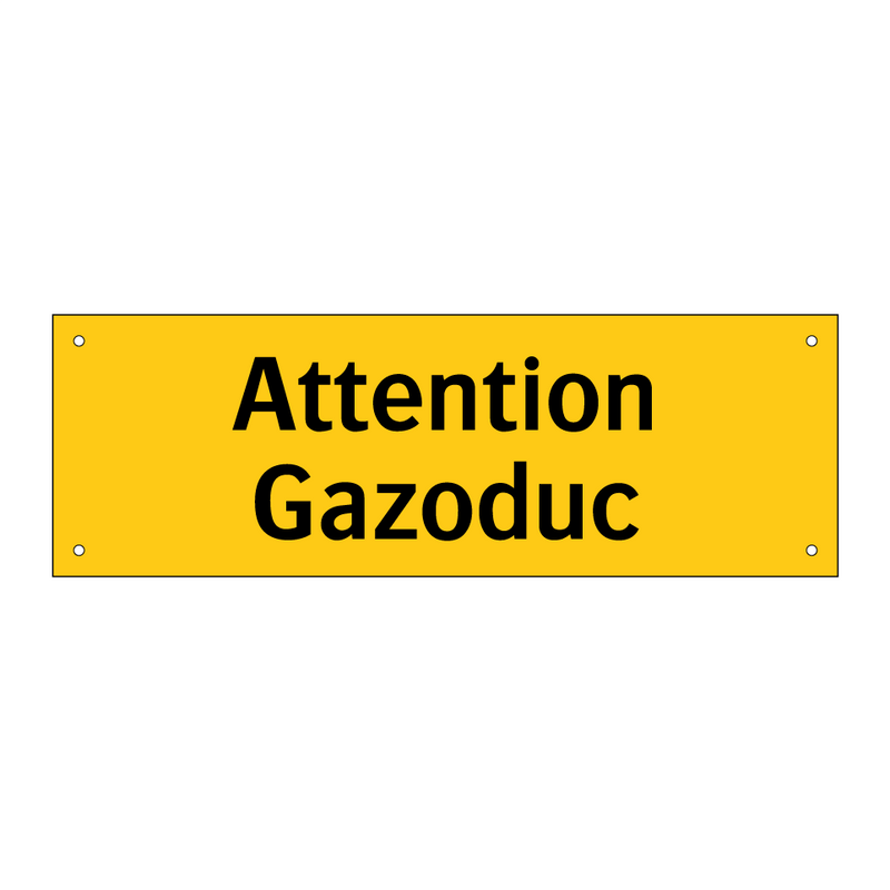 Attention Gazoduc
