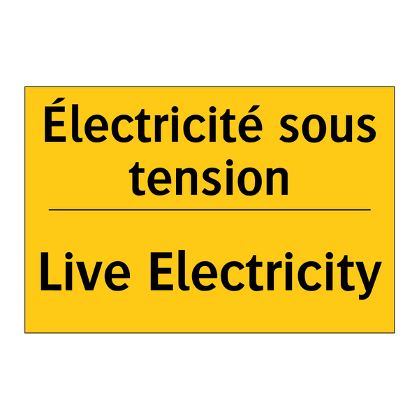 Électricité sous tension - Live Electricity